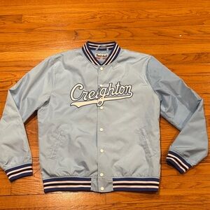Creighton Light Blue Bomber Jacket